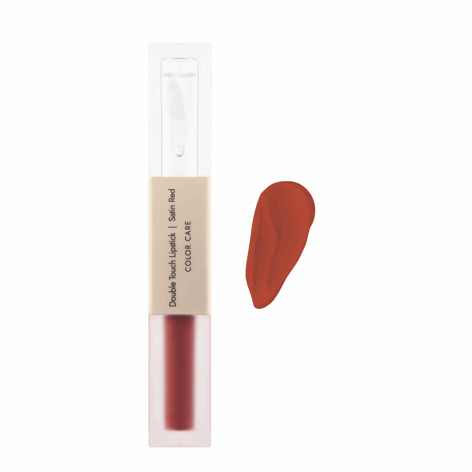 Double Touch Lipstick | Satin Red 2×1,72ml